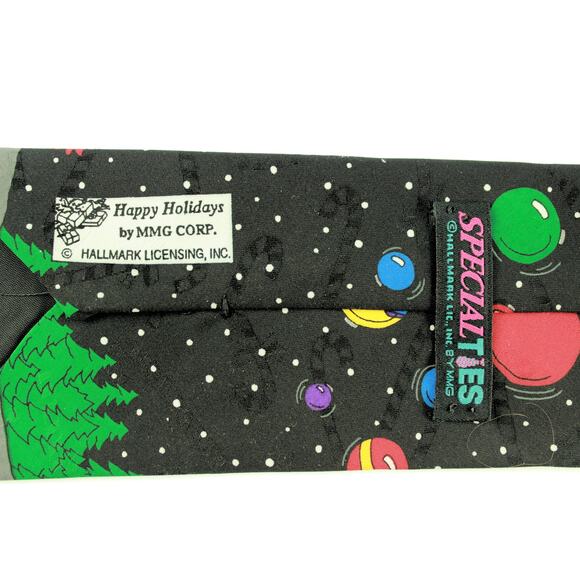 Hallmark Christmas Tie Santa Blowing Ornament Balloons From His Pipe by MMG - Picture 5 of 8